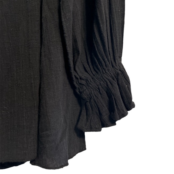 Free People Black Button-Down Dress - Picture 6 of 8